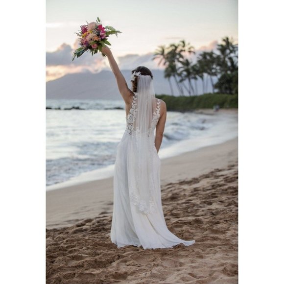 BHLDN Jenny Yoo Elinor Wedding Gown Size 6 NEW - Picture 13 of 16